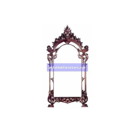 Chippendale Pediment Mirror . Antique Reproductions  Dressing Tables and Mirrors Indonesia Furniture