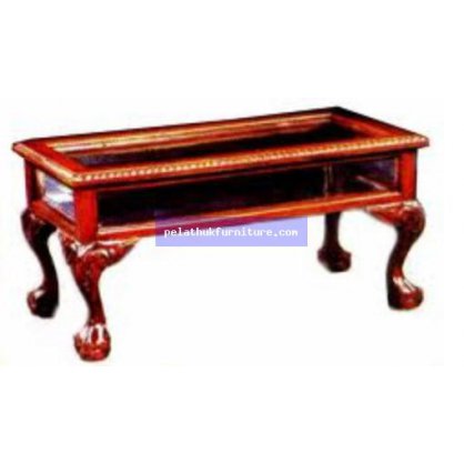 Chippendale Showcase Table Antique Reproductions  Coffee Tables and Dining Tables Indonesia Furniture