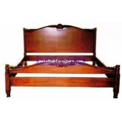 Colonial Bed Queen Antique Reproductions  Beds Indonesia Furniture