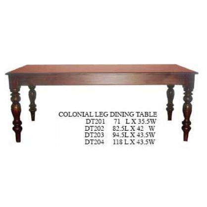 Colonial Leg dinning Table Antique Reproductions   Indonesia Furniture