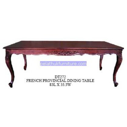 French Provincial dinning Table Antique Reproductions   Indonesia Furniture