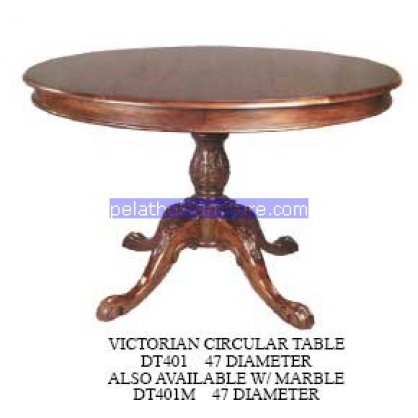 Victorial Circular Table Antique Reproductions   Indonesia Furniture