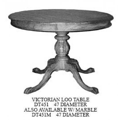 Victorian Loo Table Antique Reproductions   Indonesia Furniture