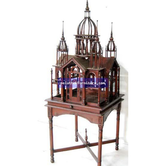 Dome Bird Cage A . Antique Reproductions  Plantstands and Accessories Indonesia Furniture