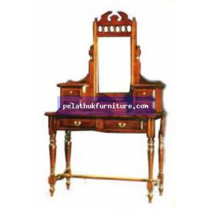 Dressing Table with 4 Drawer Antique Reproductions  Dressing Tables and Mirrors Indonesia Furniture