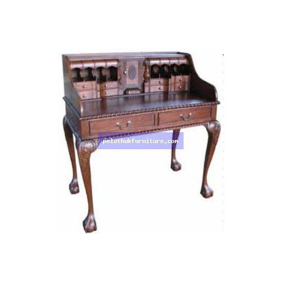 Escritoire Chippendale . Antique Reproductions  Desks, Bureaus and Writing Tables Indonesia Furniture