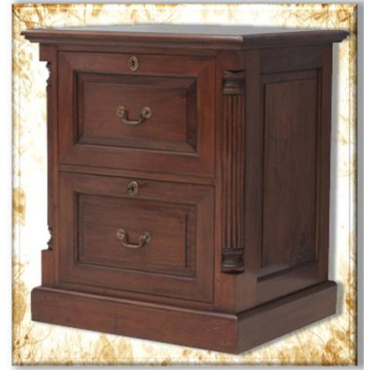 Filling Cabinet 2 Drawer Antique Reproductions  Filling Cabinets Indonesia Furniture