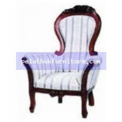 Flower Crved Grandfather Antique Reproductions  Chairs, Stools and Sofas Indonesia Furniture