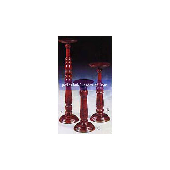 Flower Stand - Set in 3 Antique Reproductions  Plantstands and Accessories Indonesia Furniture