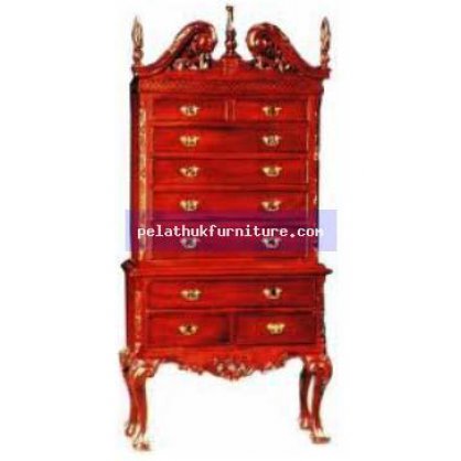 Full Size Tall Boy B Antique Reproductions  Cabinets, Bookcases, Sideboards  Indonesia Furniture