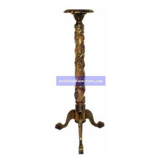 Grape Carved Plantstand . Antique Reproductions  Plantstands and Accessories Indonesia Furniture