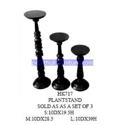 Planstand Sold as a set of 3 Antique Reproductions   Indonesia Furniture