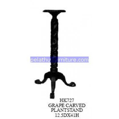 Grape Carved Planstand Antique Reproductions   Indonesia Furniture