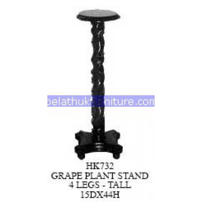 Grape Plans Stand 4 Legs TaLL Antique Reproductions   Indonesia Furniture