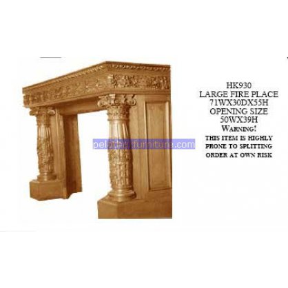 Large Fire Place Antique Reproductions   Indonesia Furniture