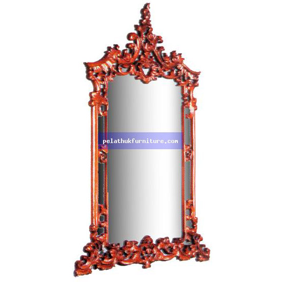 Heavy Carved Mirror . Antique Reproductions  Dressing Tables and Mirrors Indonesia Furniture