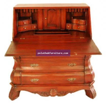Holland Secretary Desk Antique Reproductions  Desks, Bureaus and Writing Tables Indonesia Furniture