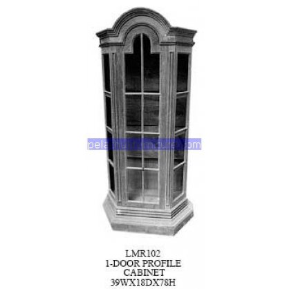 1 Door Profile Cabinet Antique Reproductions   Indonesia Furniture