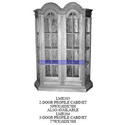 2 Door Profile Cabinet Antique Reproductions   Indonesia Furniture