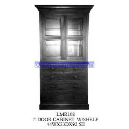 2 Door Cabinet With Shelf Antique Reproductions   Indonesia Furniture