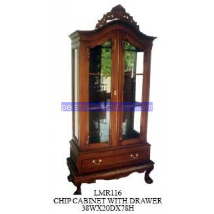 Chip Cabinet With Drawer Antique Reproductions   Indonesia Furniture