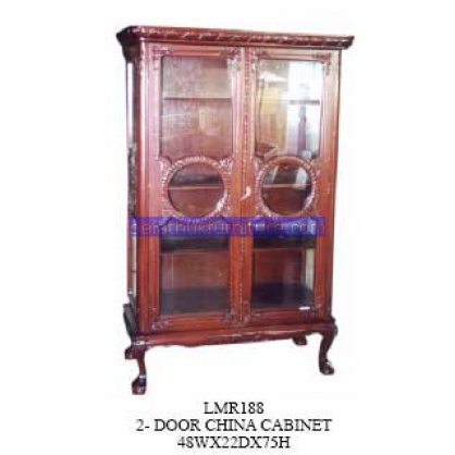 2 Door China Cabinet Indonesia Furniture