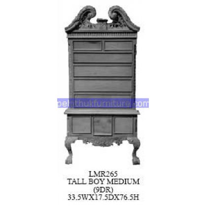 Tall Boy Medium Antique Reproductions   Indonesia Furniture