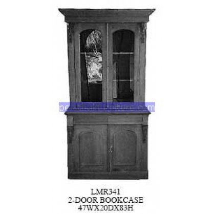 2 Door Bookcase Indonesia Furniture