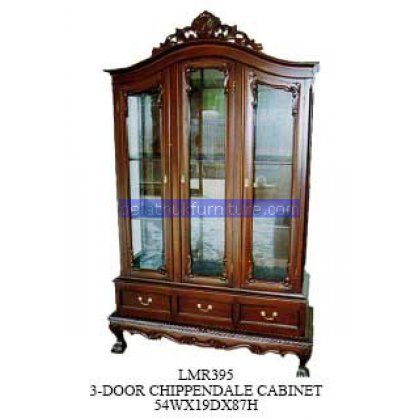 3 Door Chippendale Cabinet Antique Reproductions   Indonesia Furniture