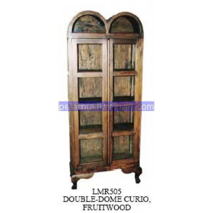 Double Dome Curio Antique Reproductions   Indonesia Furniture