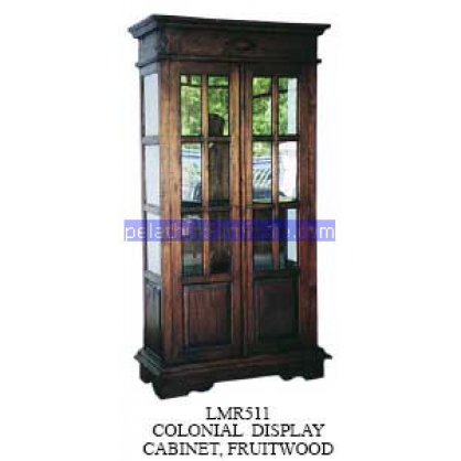 Colonial Display Cabinet Antique Reproductions   Indonesia Furniture