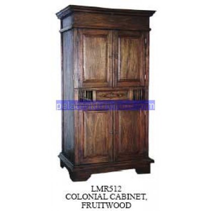 Colonial Cabinet Fruitwood Antique Reproductions   Indonesia Furniture