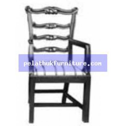 Ladderback Carver. Antique Reproductions  Chairs, Stools and Sofas Indonesia Furniture