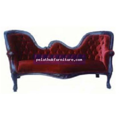 Louis Double Ended Sofa Antique Reproductions  Chairs, Stools and Sofas Indonesia Furniture
