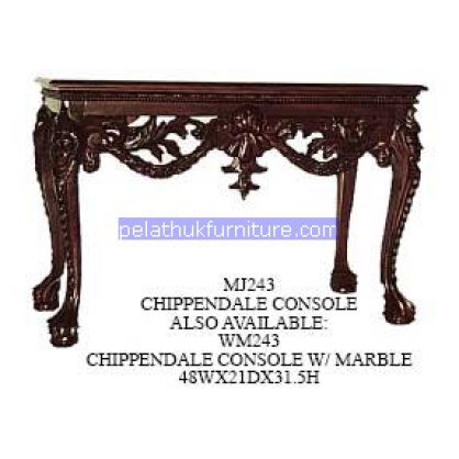 Chippendale Console Antique Reproductions   Indonesia Furniture