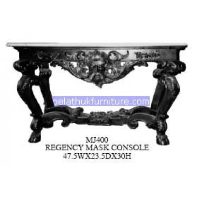 Regency Mask Console Antique Reproductions   Indonesia Furniture