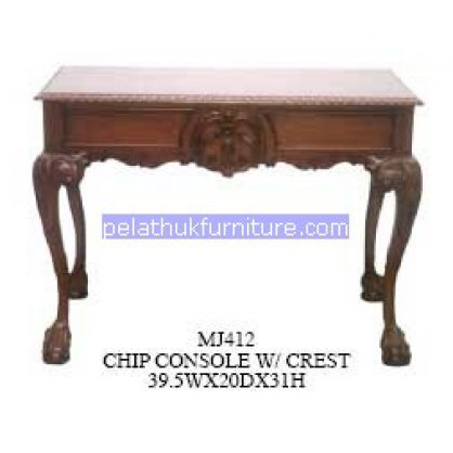 Chip Lion With Crest Antique Reproductions   Indonesia Furniture