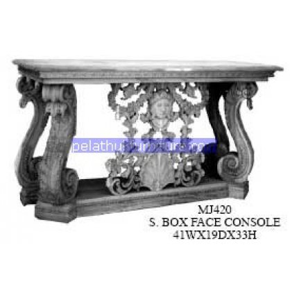 S Box Face Console Antique Reproductions   Indonesia Furniture