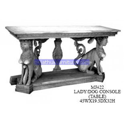 Lady (dog Console Table) Antique Reproductions   Indonesia Furniture