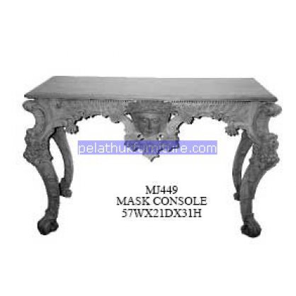 Mask Console Antique Reproductions   Indonesia Furniture