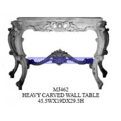Heavy Carved Wall Table Antique Reproductions   Indonesia Furniture