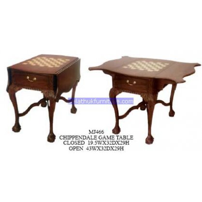 Chippendale game table Antique Reproductions   Indonesia Furniture