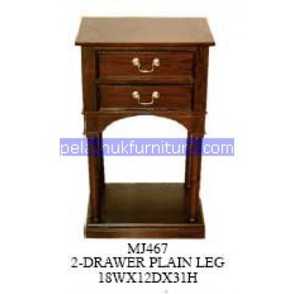 2 drawer plain leg Antique Reproductions   Indonesia Furniture