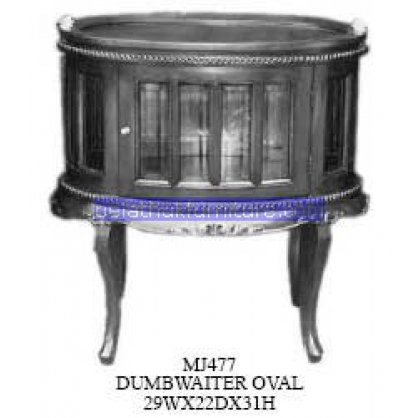 Dumbwaiter oval Antique Reproductions   Indonesia Furniture