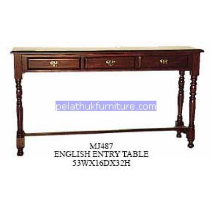 English Entry table Antique Reproductions   Indonesia Furniture