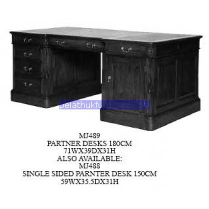 Partner Desk Antique Reproductions   Indonesia Furniture