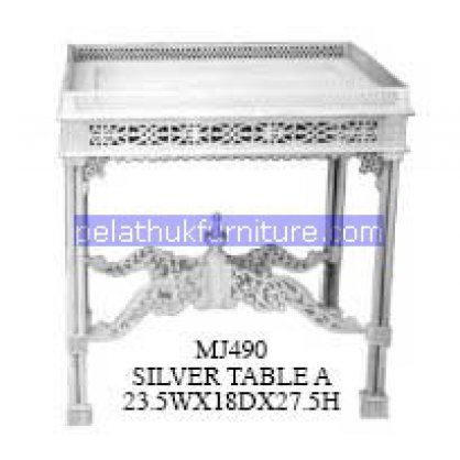 silver table A Indonesia Furniture