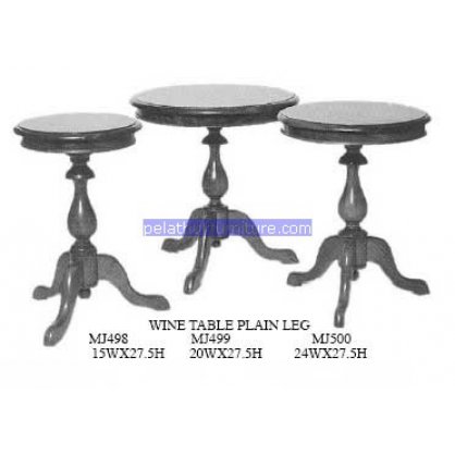 Wine Table Plain Leg Antique Reproductions   Indonesia Furniture