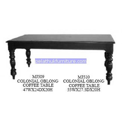 Colonial oblong coffee Table Antique Reproductions   Indonesia Furniture