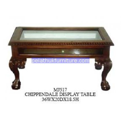 Chippendale Display Table Antique Reproductions   Indonesia Furniture
